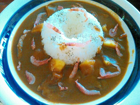 桜海老じゃがいもカレー